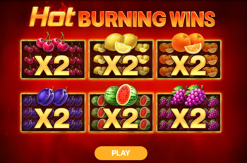 Odbierz 10 darmowych spins w slocie Hot Burning Wins
